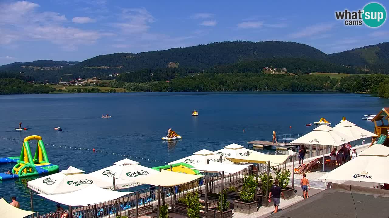 Webcam lago Velenje – Vista en directo desde Velenje Beach