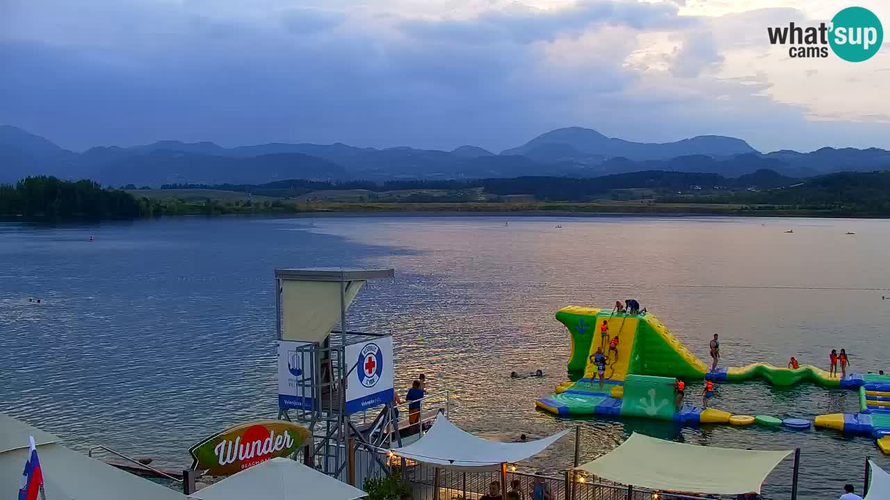 Webcam lac de Velenje – Vue en direct depuis Velenje Beach
