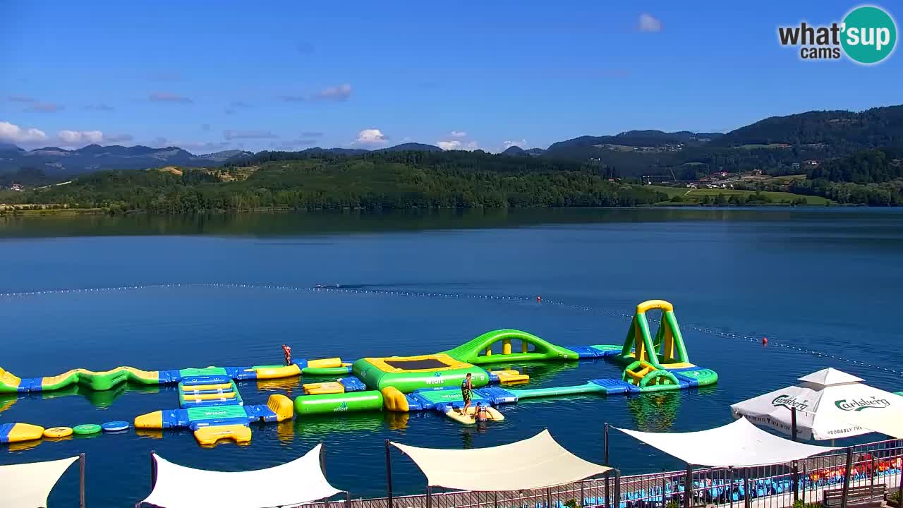 Webcam lago Velenje – Vista en directo desde Velenje Beach