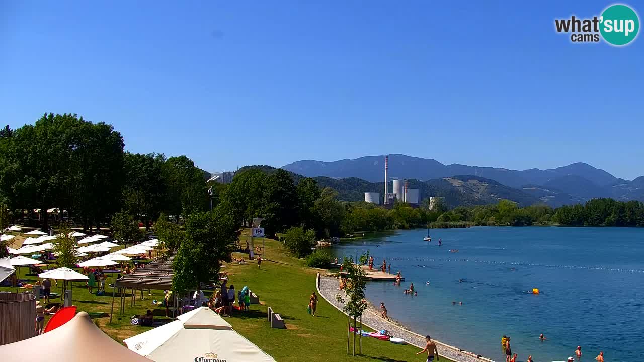 Webcam Lago di Velenje – Spiaggia di Velenje in diretta