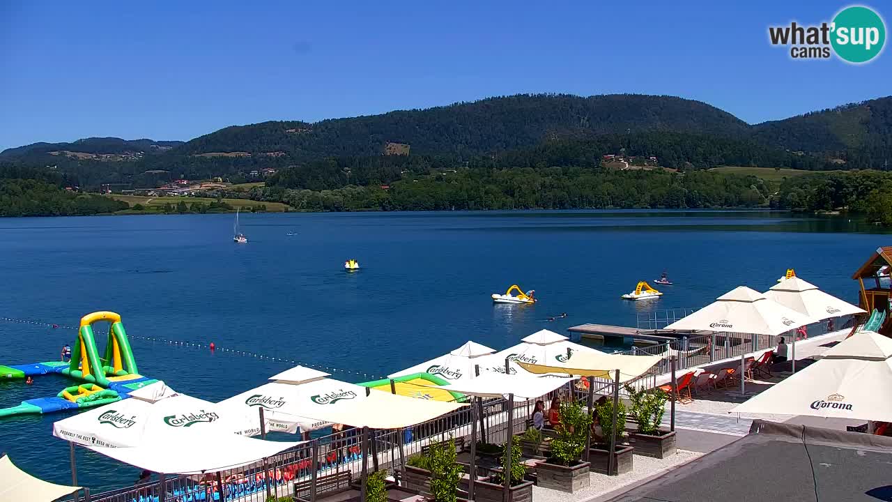 Web kamera Velenjsko jezero – Plaža Velenje uživo
