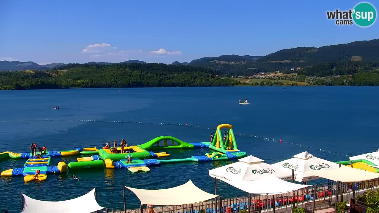 Webcam lac de Velenje – Vue en direct depuis Velenje Beach