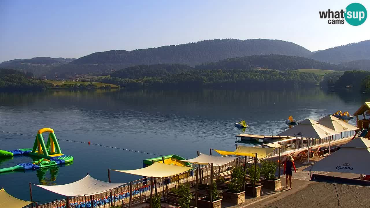 Webcam lago Velenje – Vista en directo desde Velenje Beach