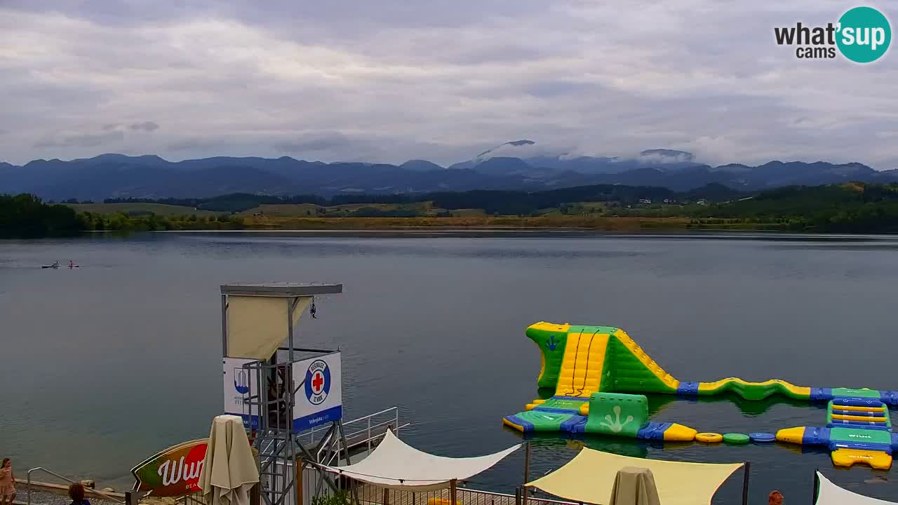 Webcam lago Velenje – Vista en directo desde Velenje Beach