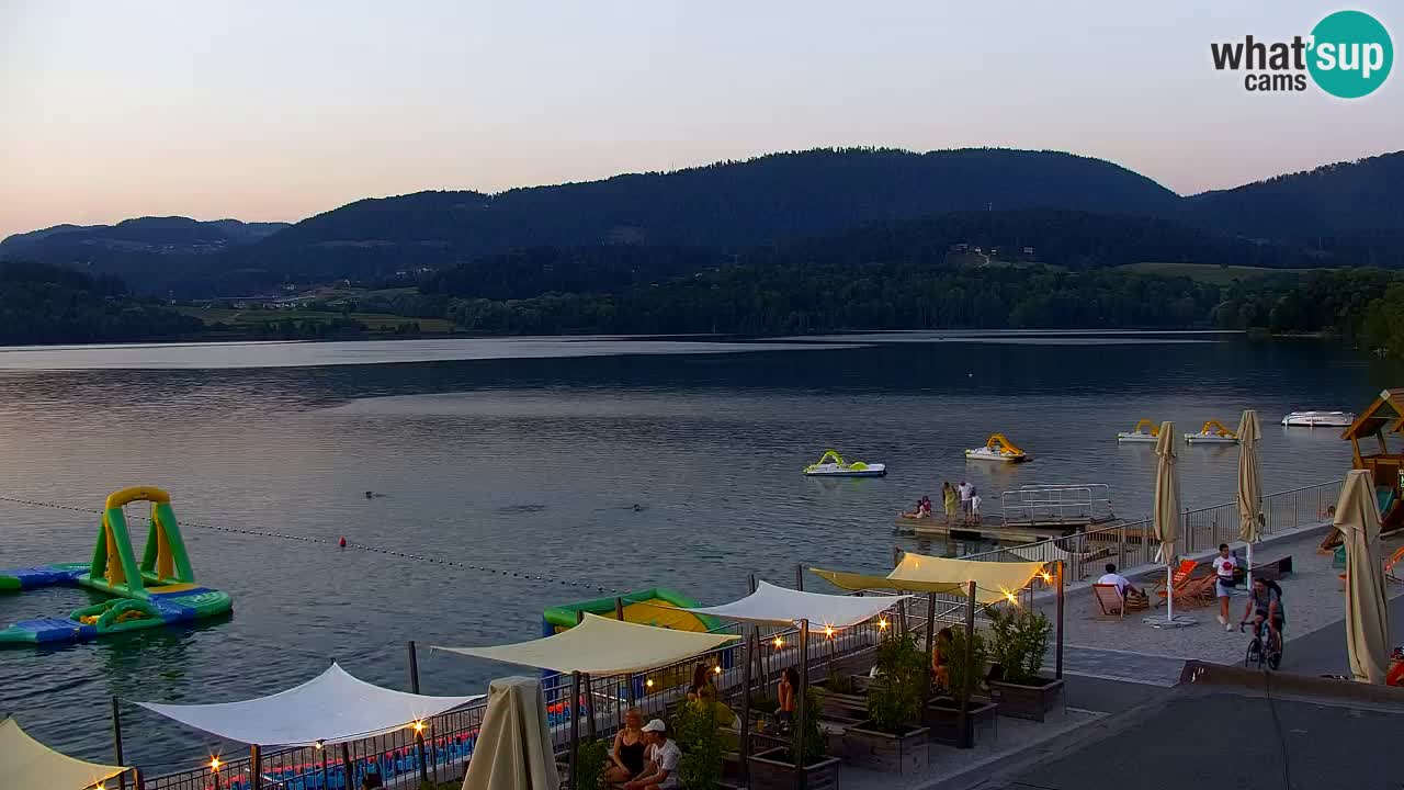 Webcam lago Velenje – Vista en directo desde Velenje Beach