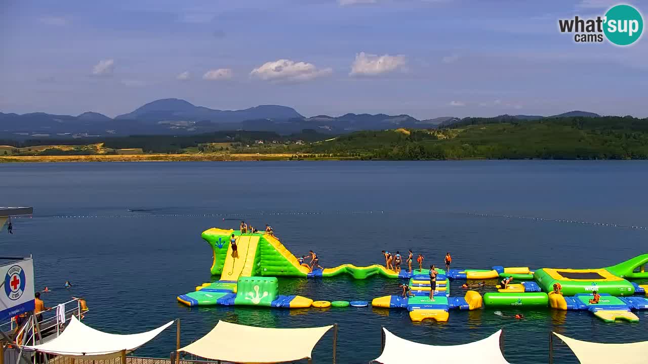 Web kamera Velenjsko jezero – Plaža Velenje uživo
