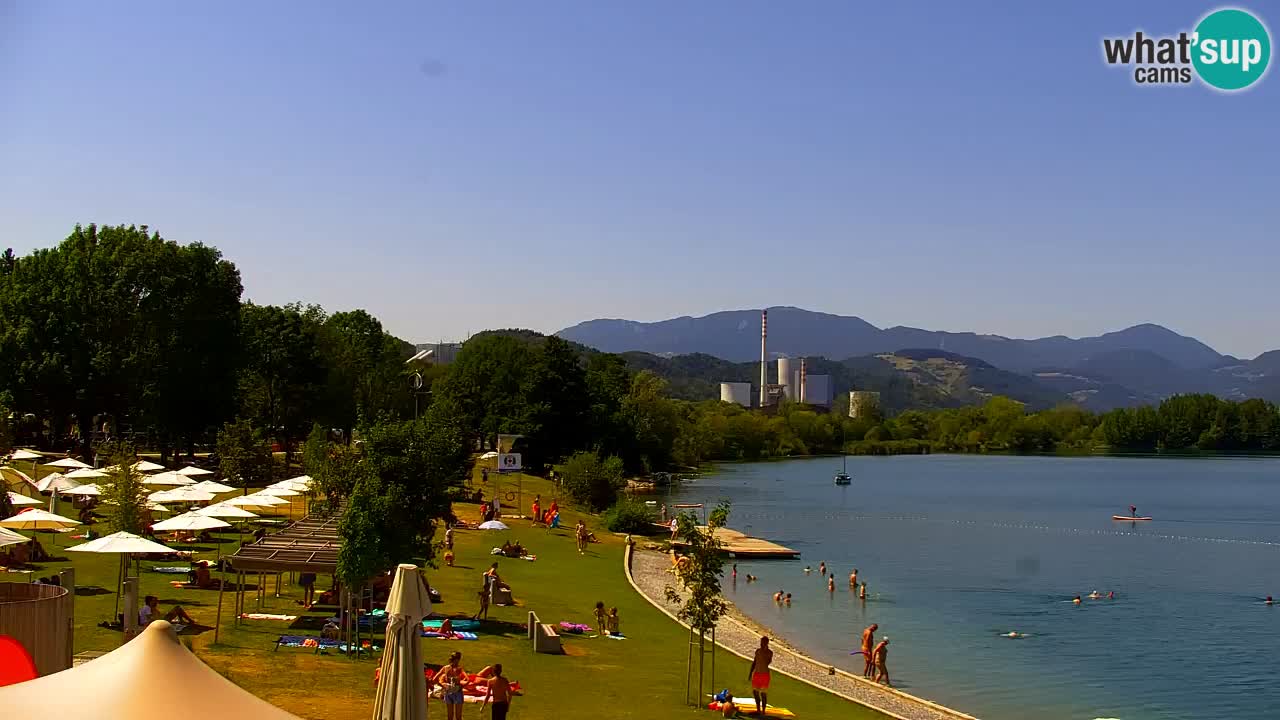 Webcam Lago di Velenje – Spiaggia di Velenje in diretta