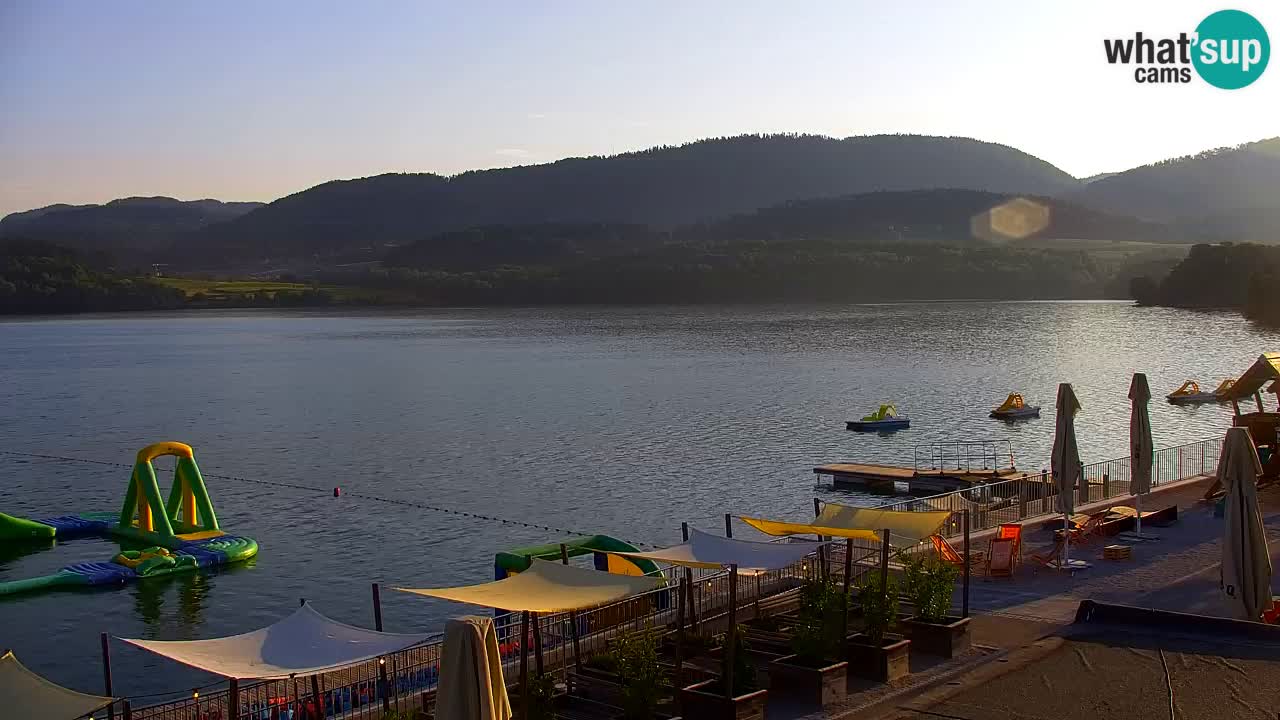 Webcam Lago di Velenje – Spiaggia di Velenje in diretta