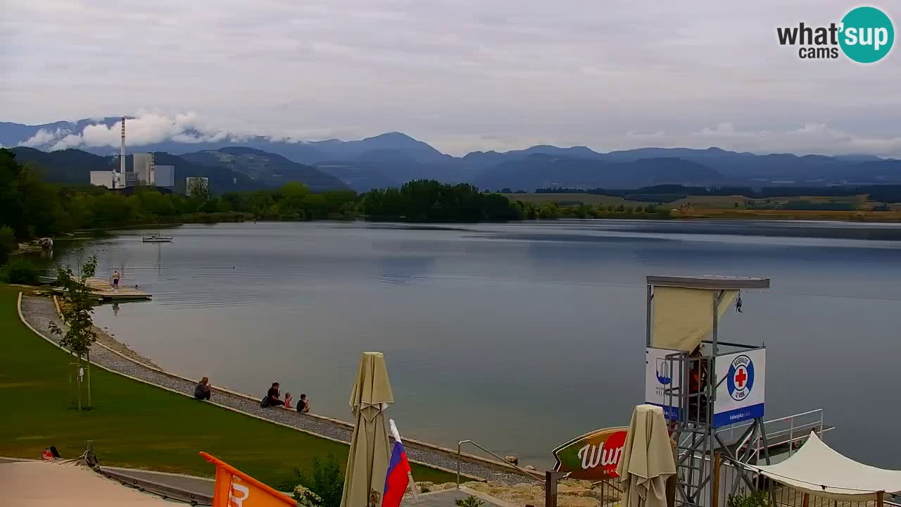 Webcam Lago di Velenje – Spiaggia di Velenje in diretta