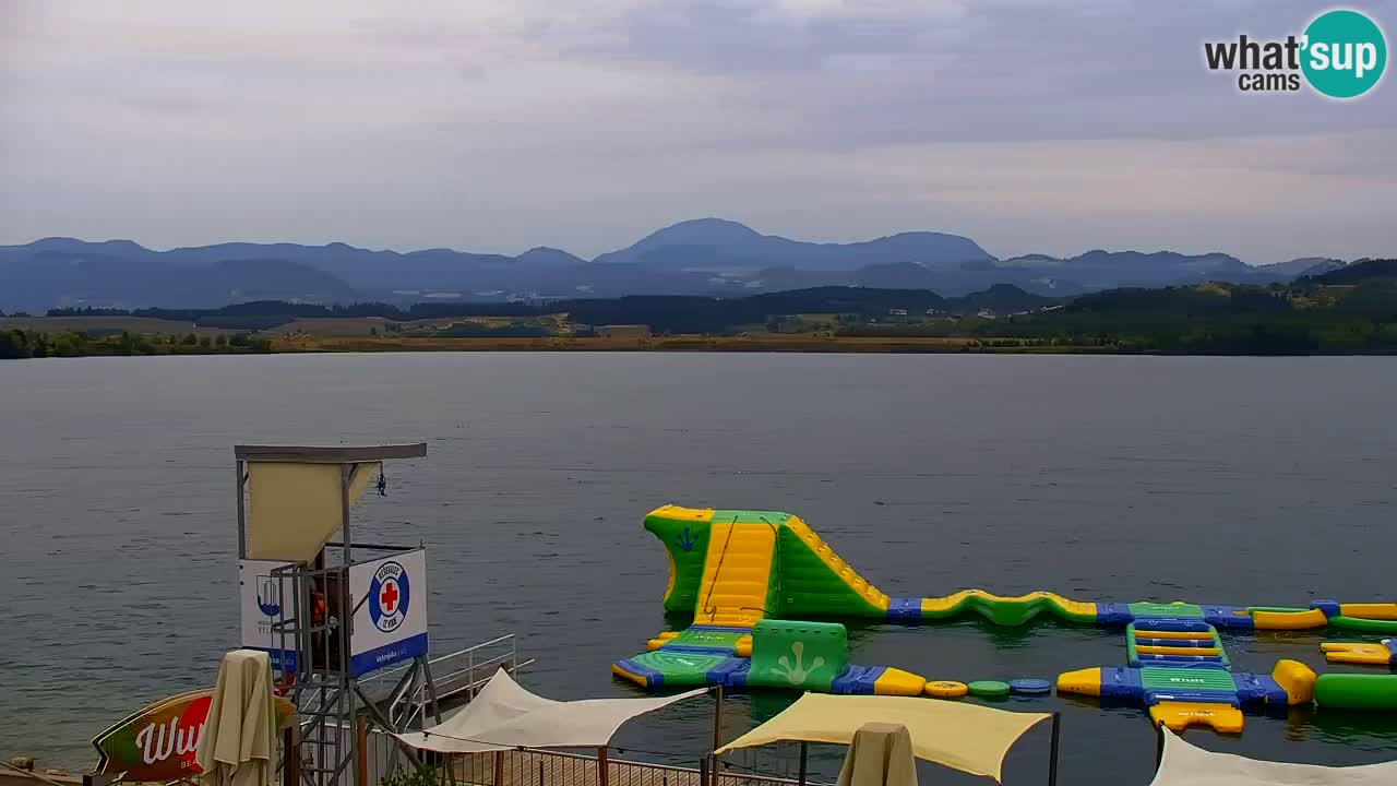 Webcam lago Velenje – Vista en directo desde Velenje Beach