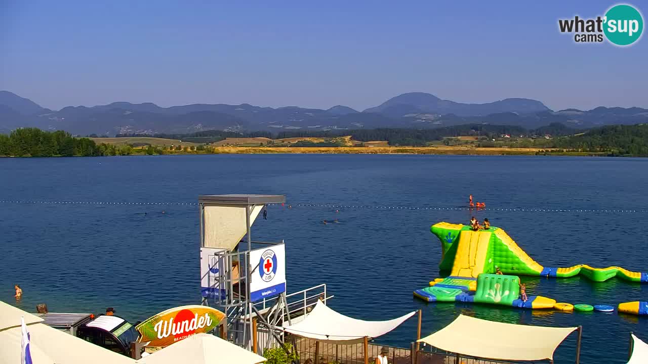 Webcam lac de Velenje – Vue en direct depuis Velenje Beach