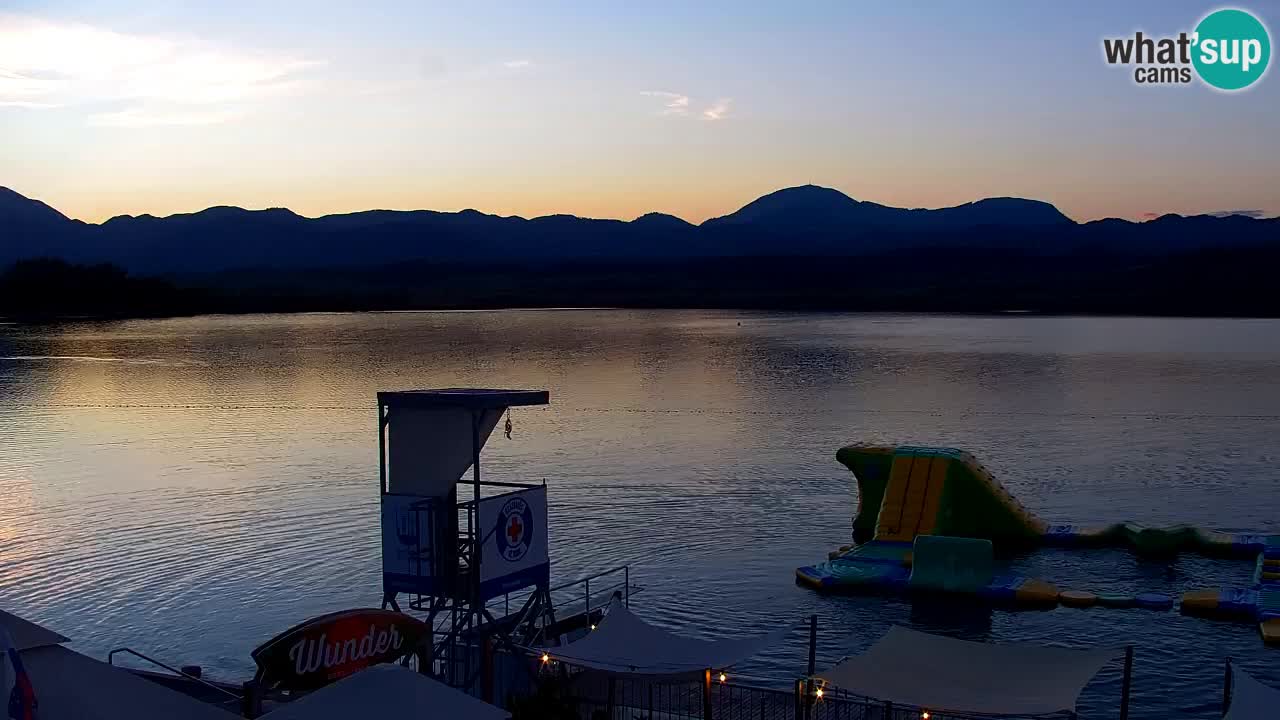 Web kamera Velenjsko jezero – Plaža Velenje uživo