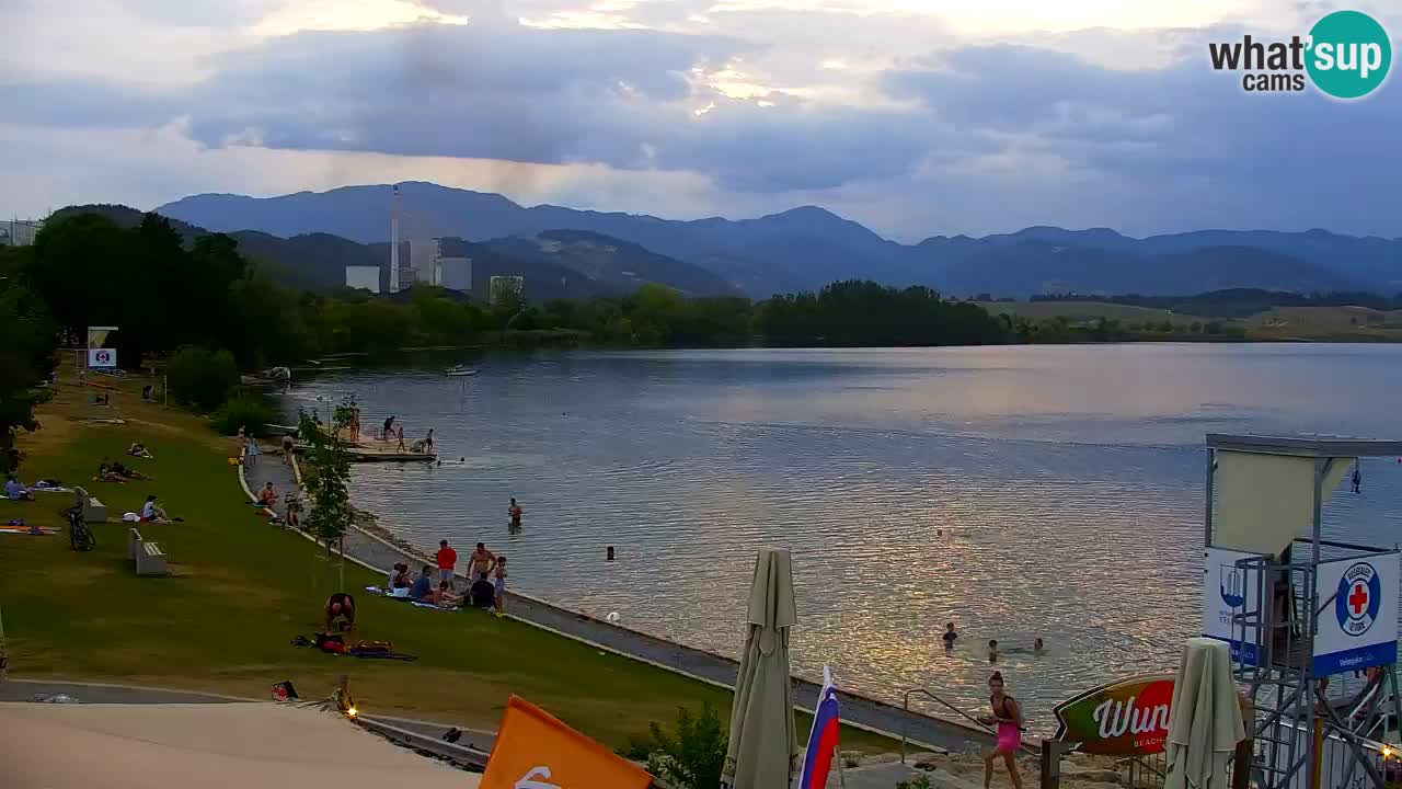 Webcam Lago di Velenje – Spiaggia di Velenje in diretta