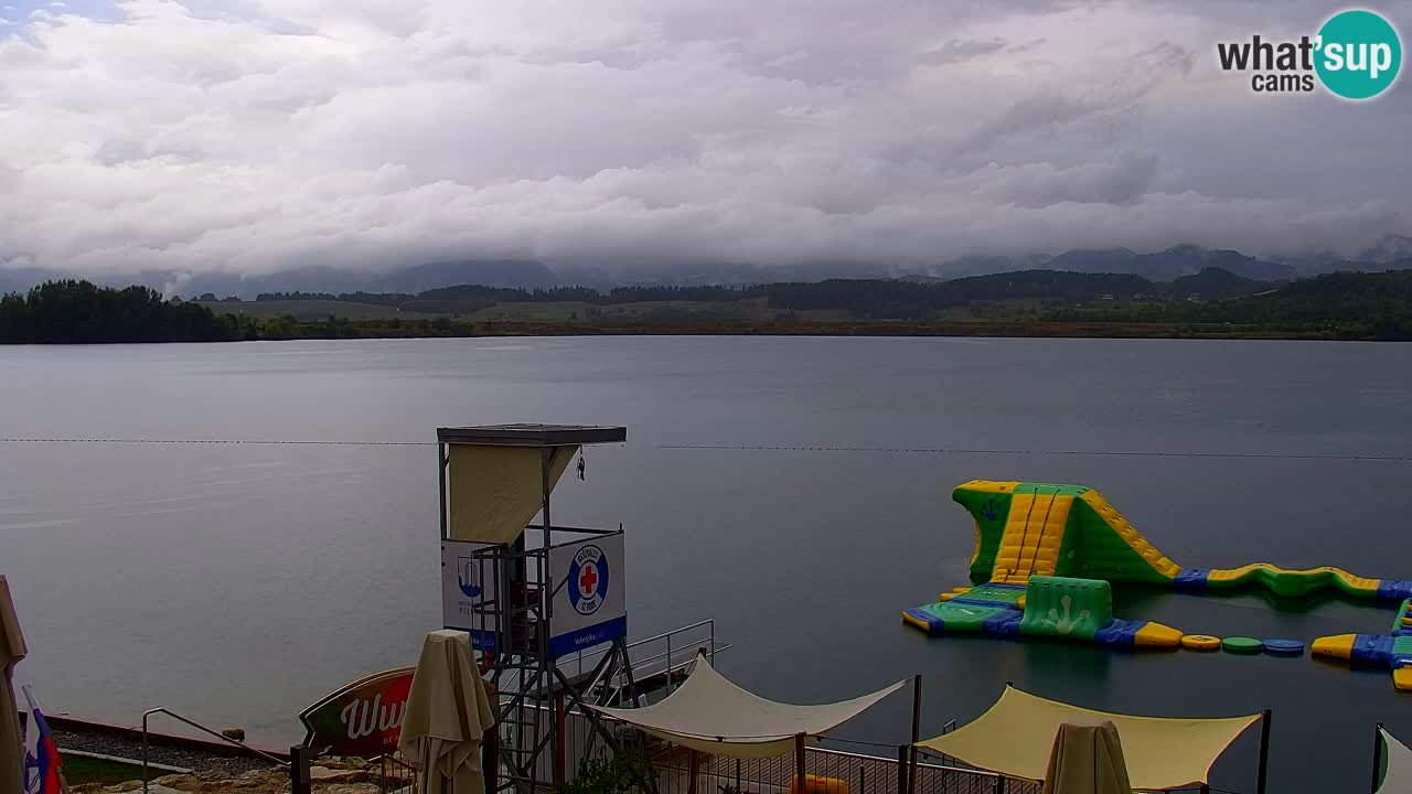 Webcam lac de Velenje – Vue en direct depuis Velenje Beach