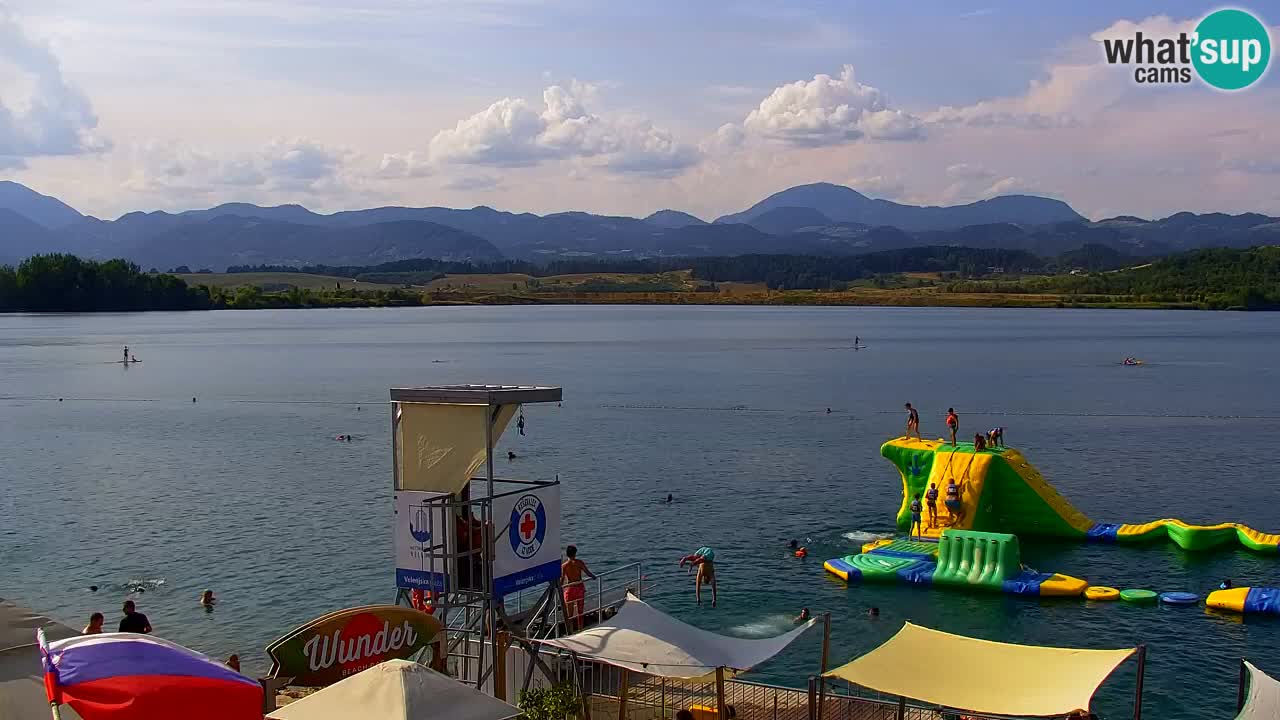 Webcam Lago di Velenje – Spiaggia di Velenje in diretta