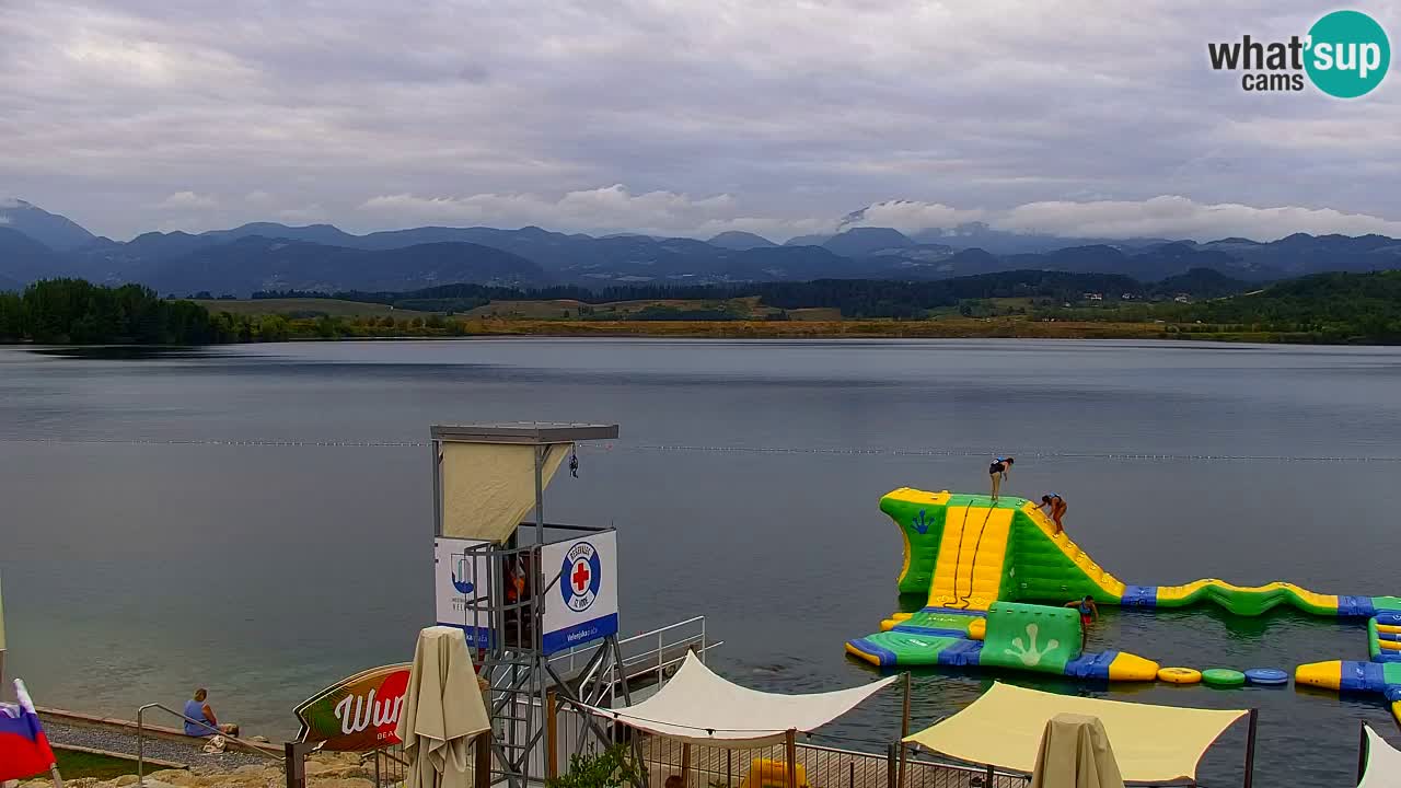 Web kamera Velenjsko jezero – Plaža Velenje uživo