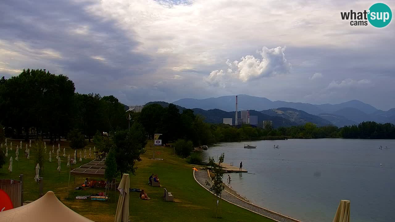 Webcam lac de Velenje – Vue en direct depuis Velenje Beach