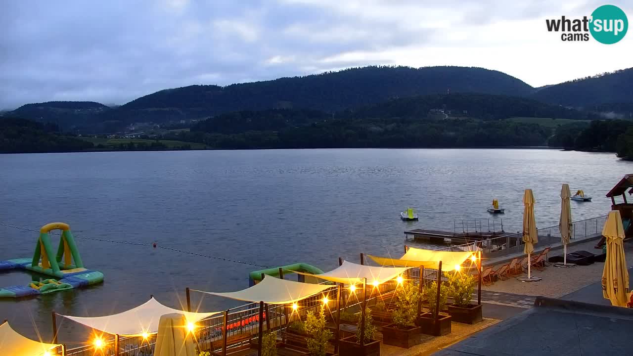 Webcam lago Velenje – Vista en directo desde Velenje Beach