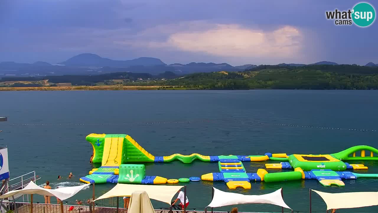 Webcam lac de Velenje – Vue en direct depuis Velenje Beach