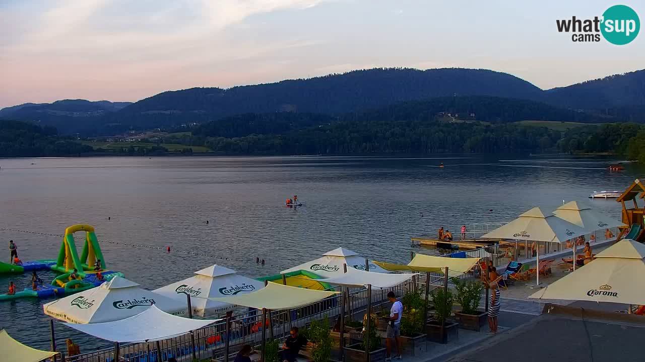 Webcam lac de Velenje – Vue en direct depuis Velenje Beach