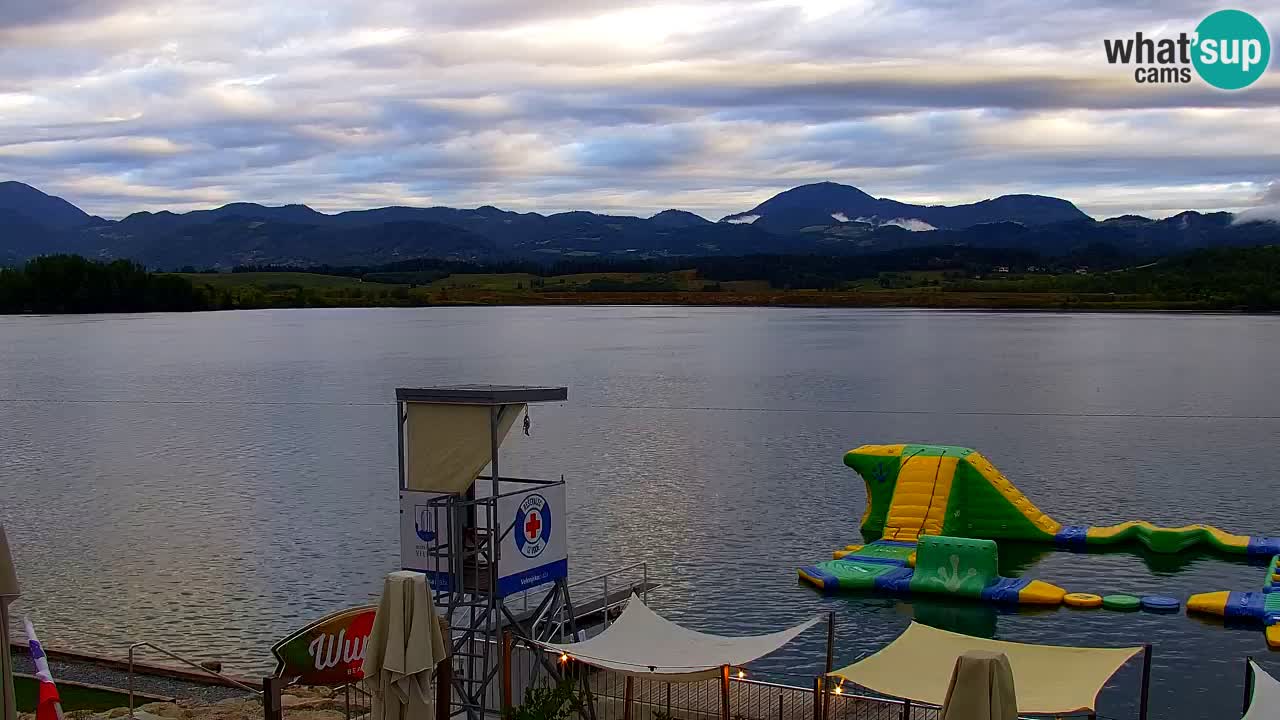Webcam Lago di Velenje – Spiaggia di Velenje in diretta