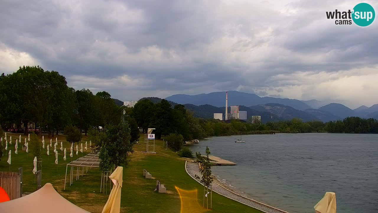 Webcam lac de Velenje – Vue en direct depuis Velenje Beach