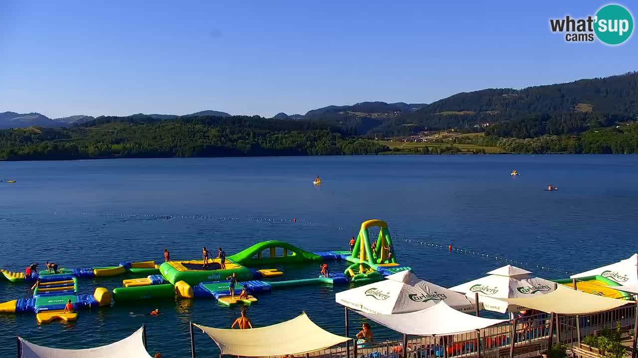 Webcam Lago di Velenje – Spiaggia di Velenje in diretta