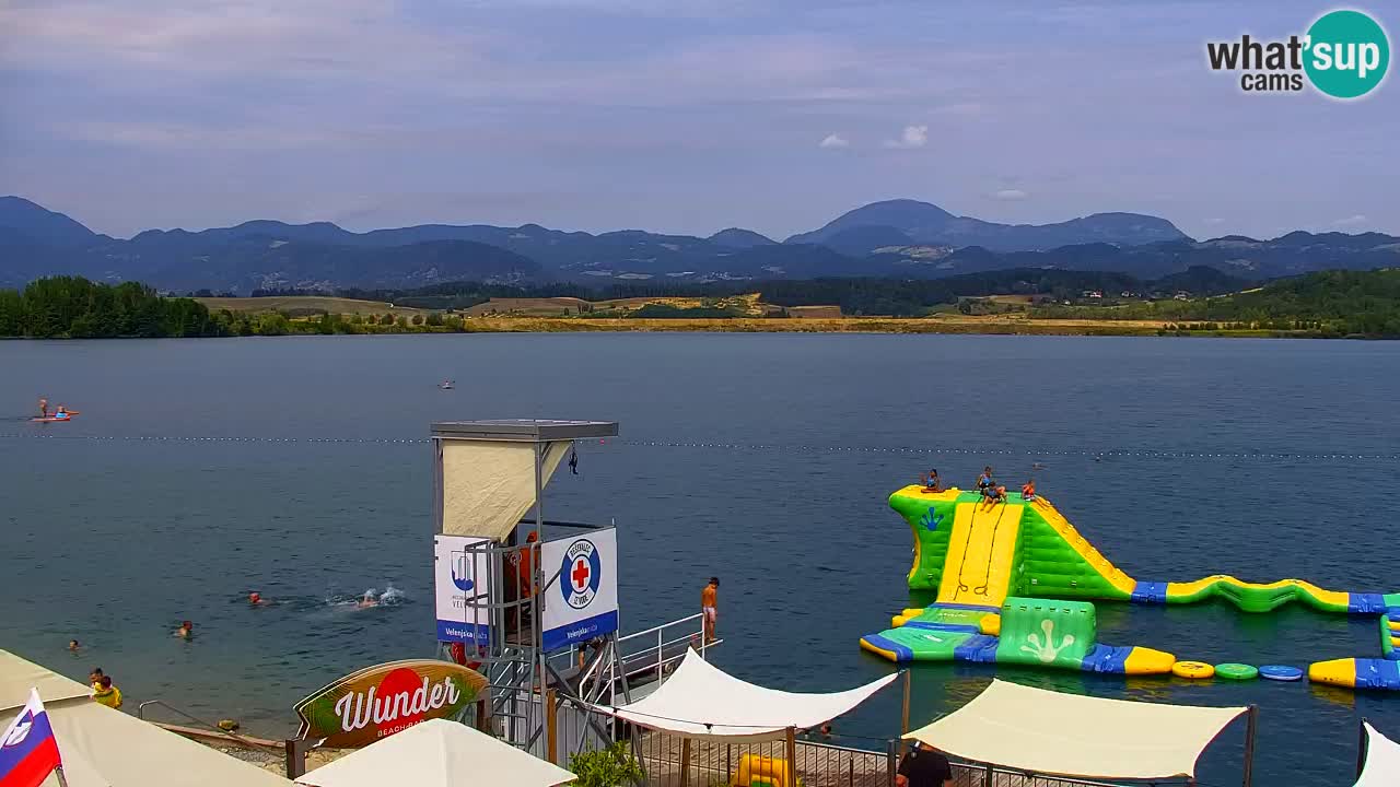 Webcam Lago di Velenje – Spiaggia di Velenje in diretta
