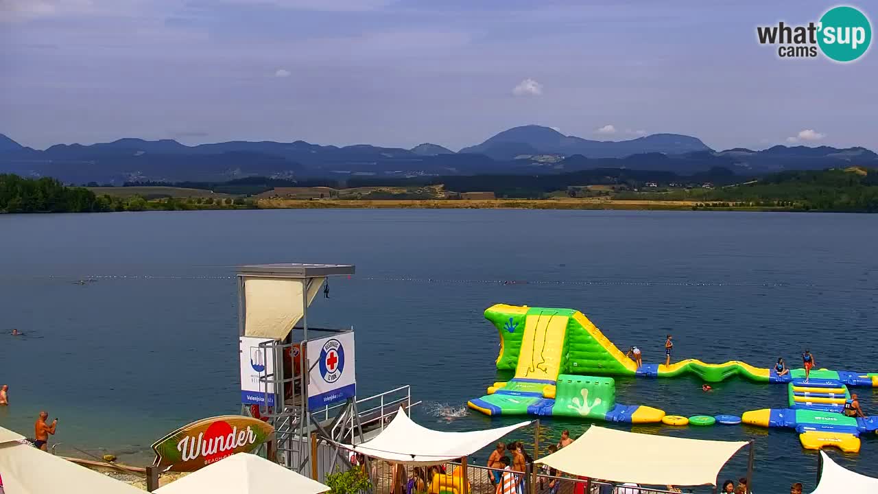 Webcam lac de Velenje – Vue en direct depuis Velenje Beach