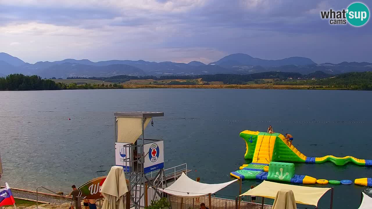 Webcam lac de Velenje – Vue en direct depuis Velenje Beach