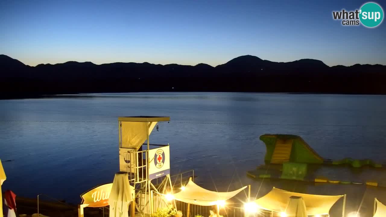 Webcam lac de Velenje – Vue en direct depuis Velenje Beach