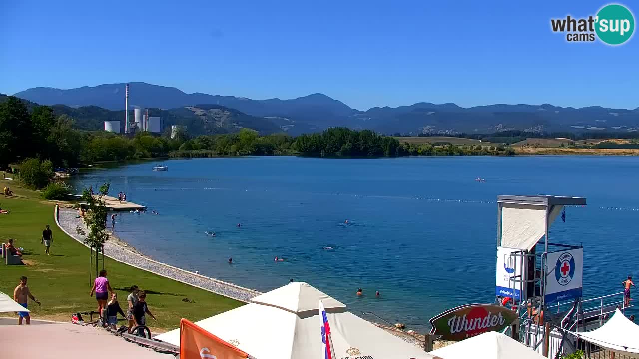 Velenje Lake Webcam – Live from Velenje Beach