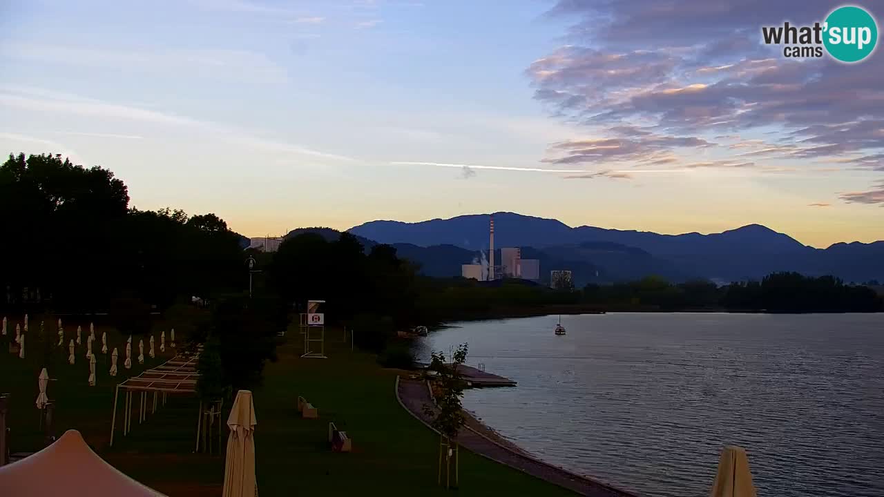 Webcam Lago di Velenje – Spiaggia di Velenje in diretta