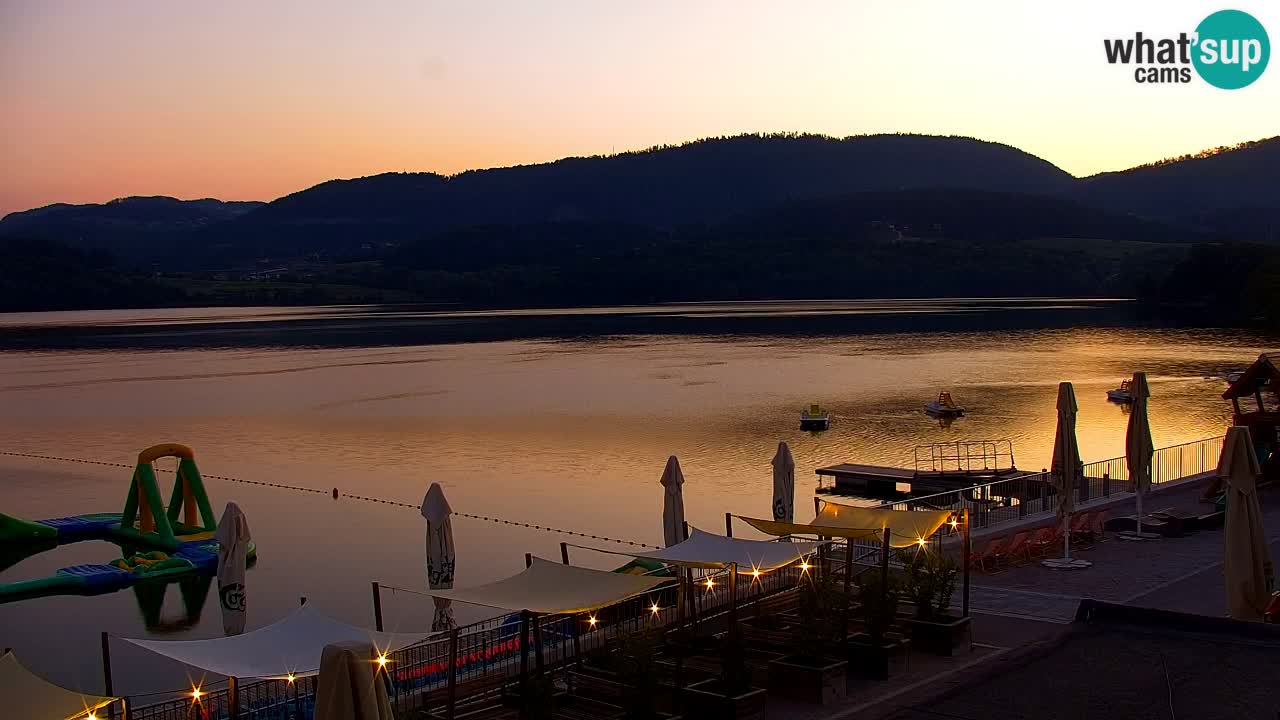Webcam Lago di Velenje – Spiaggia di Velenje in diretta