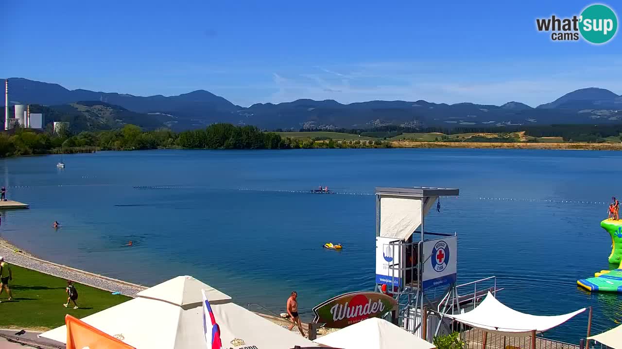 Velenje Lake Webcam – Live from Velenje Beach