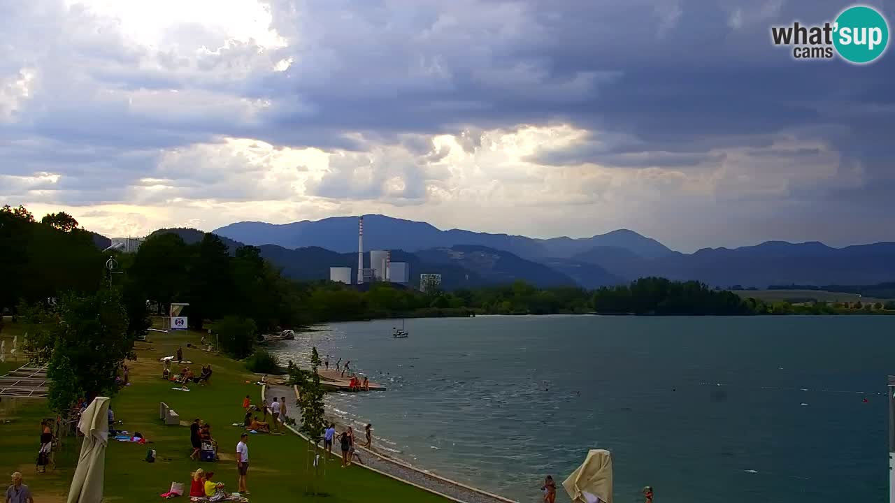 Webcam Lago di Velenje – Spiaggia di Velenje in diretta