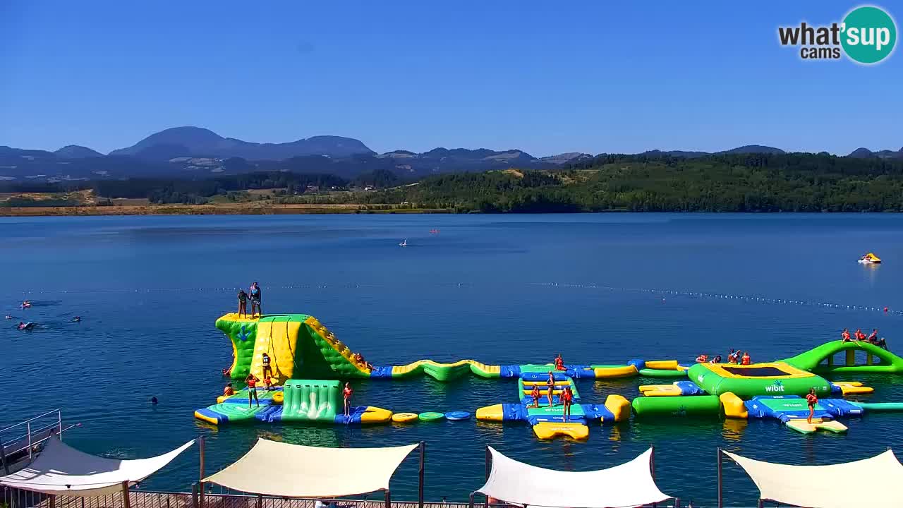 Web kamera Velenjsko jezero – Plaža Velenje uživo
