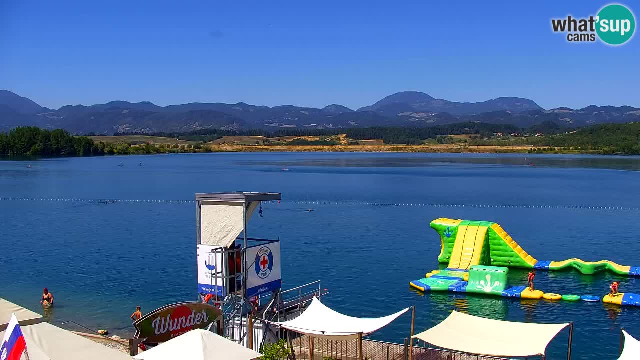 Webcam Lago di Velenje – Spiaggia di Velenje in diretta
