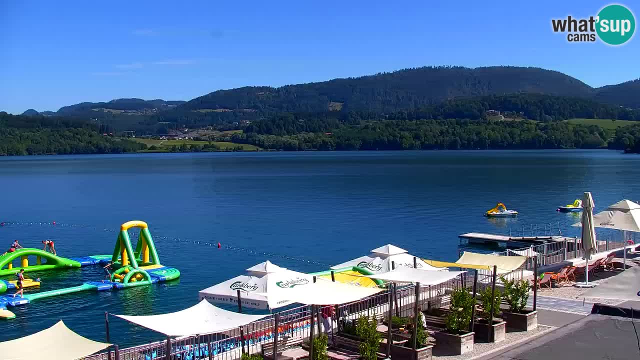 Webcam lac de Velenje – Vue en direct depuis Velenje Beach