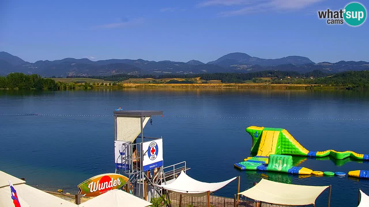 Webcam Lago di Velenje – Spiaggia di Velenje in diretta