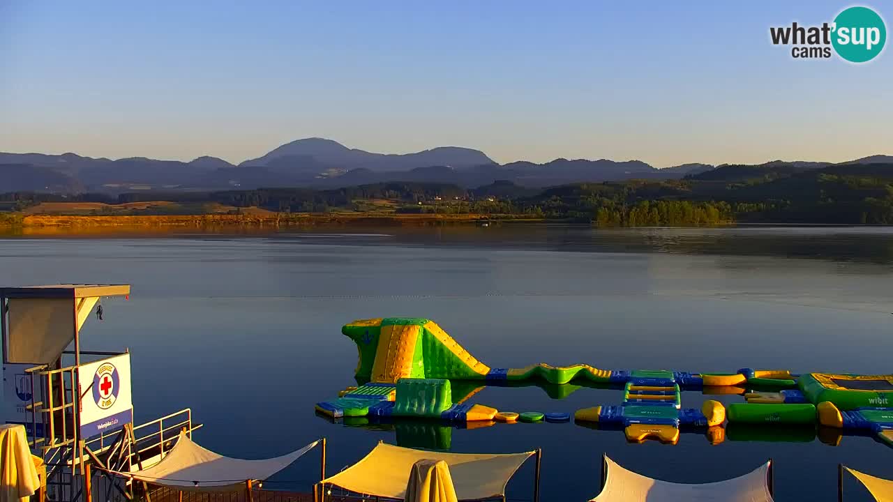 Webcam Lago di Velenje – Spiaggia di Velenje in diretta