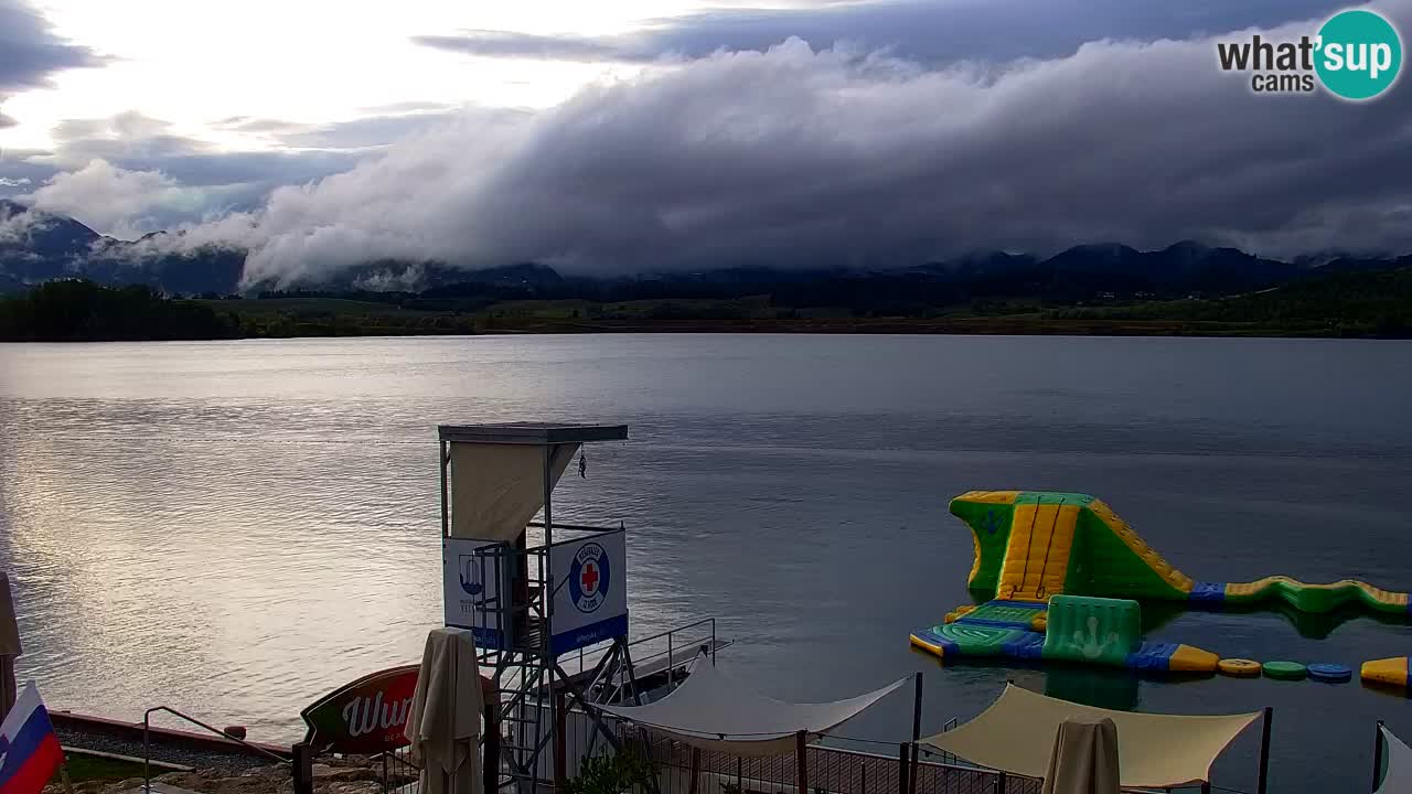Web kamera Velenjsko jezero – Plaža Velenje uživo