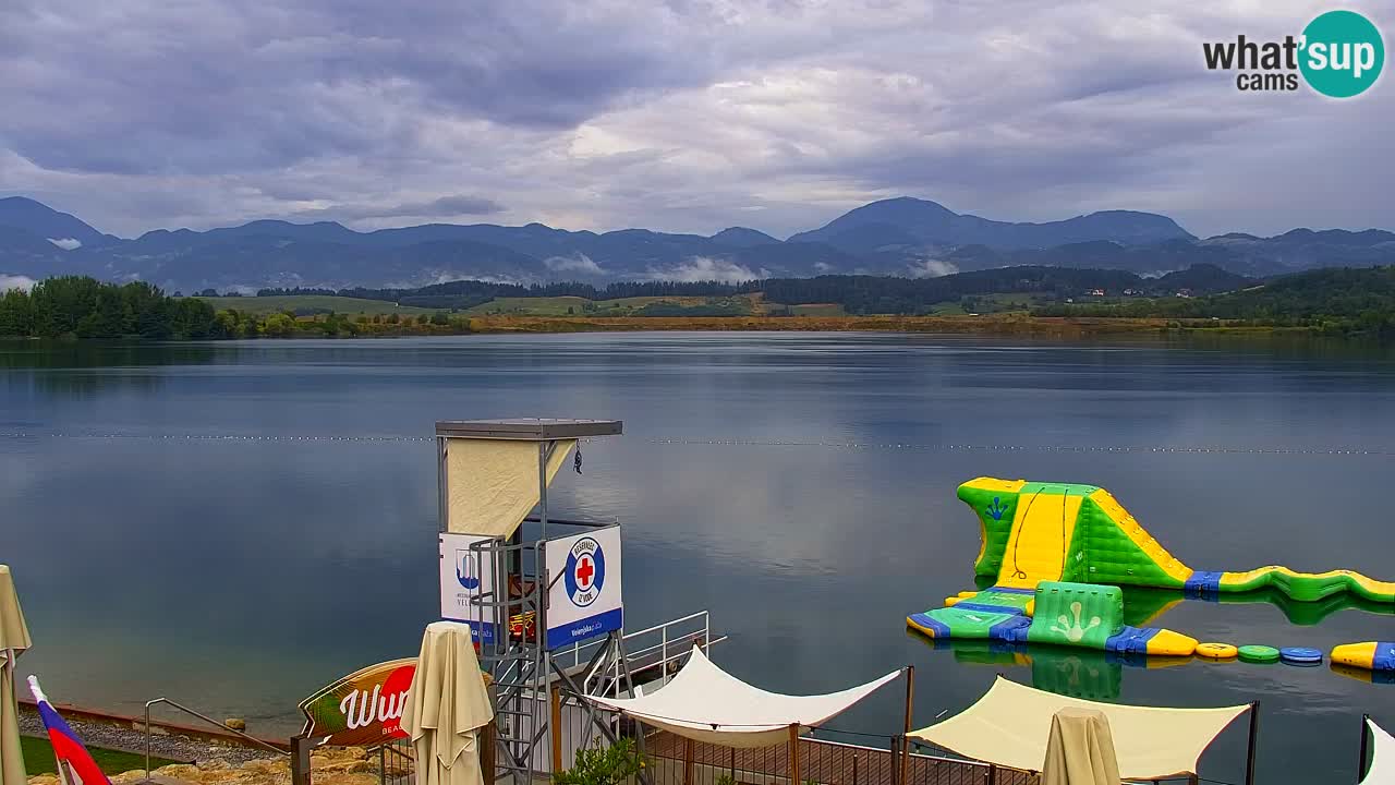Webcam lago Velenje – Vista en directo desde Velenje Beach