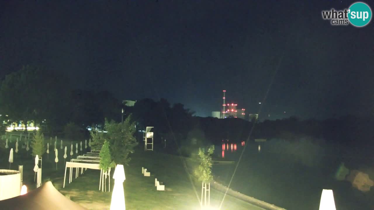 Webcam lac de Velenje – Vue en direct depuis Velenje Beach