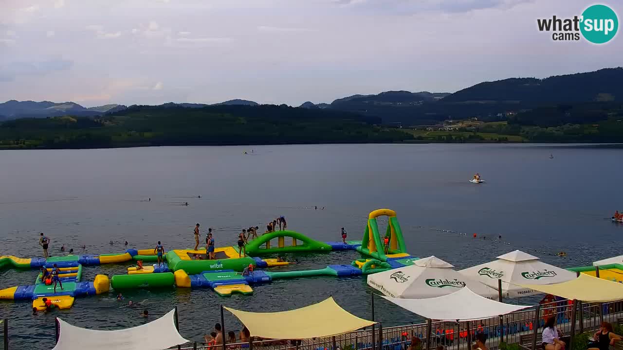 Webcam lago Velenje – Vista en directo desde Velenje Beach