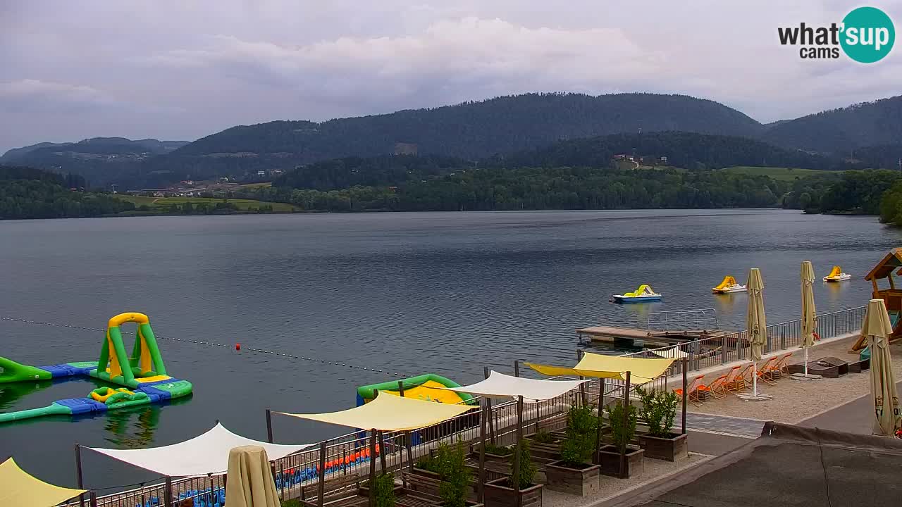 Web kamera Velenjsko jezero – Plaža Velenje uživo