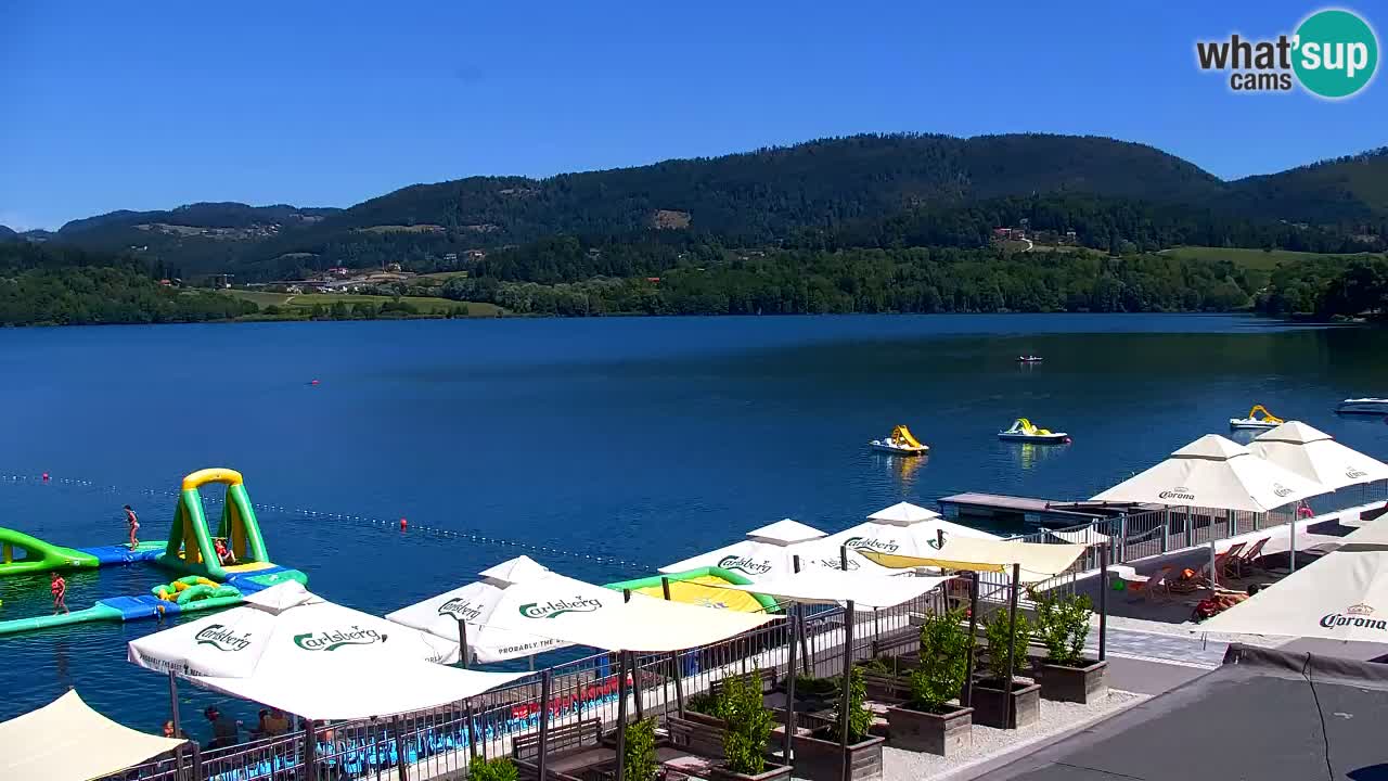 Webcam lac de Velenje – Vue en direct depuis Velenje Beach
