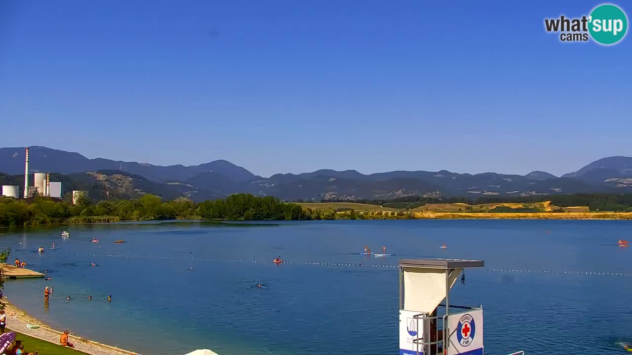 Webcam Lago di Velenje – Spiaggia di Velenje in diretta