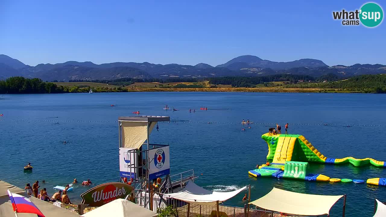 Webcam Lago di Velenje – Spiaggia di Velenje in diretta