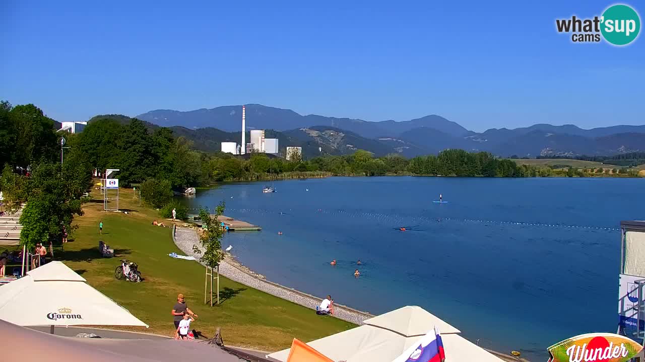 Webcam Lago di Velenje – Spiaggia di Velenje in diretta